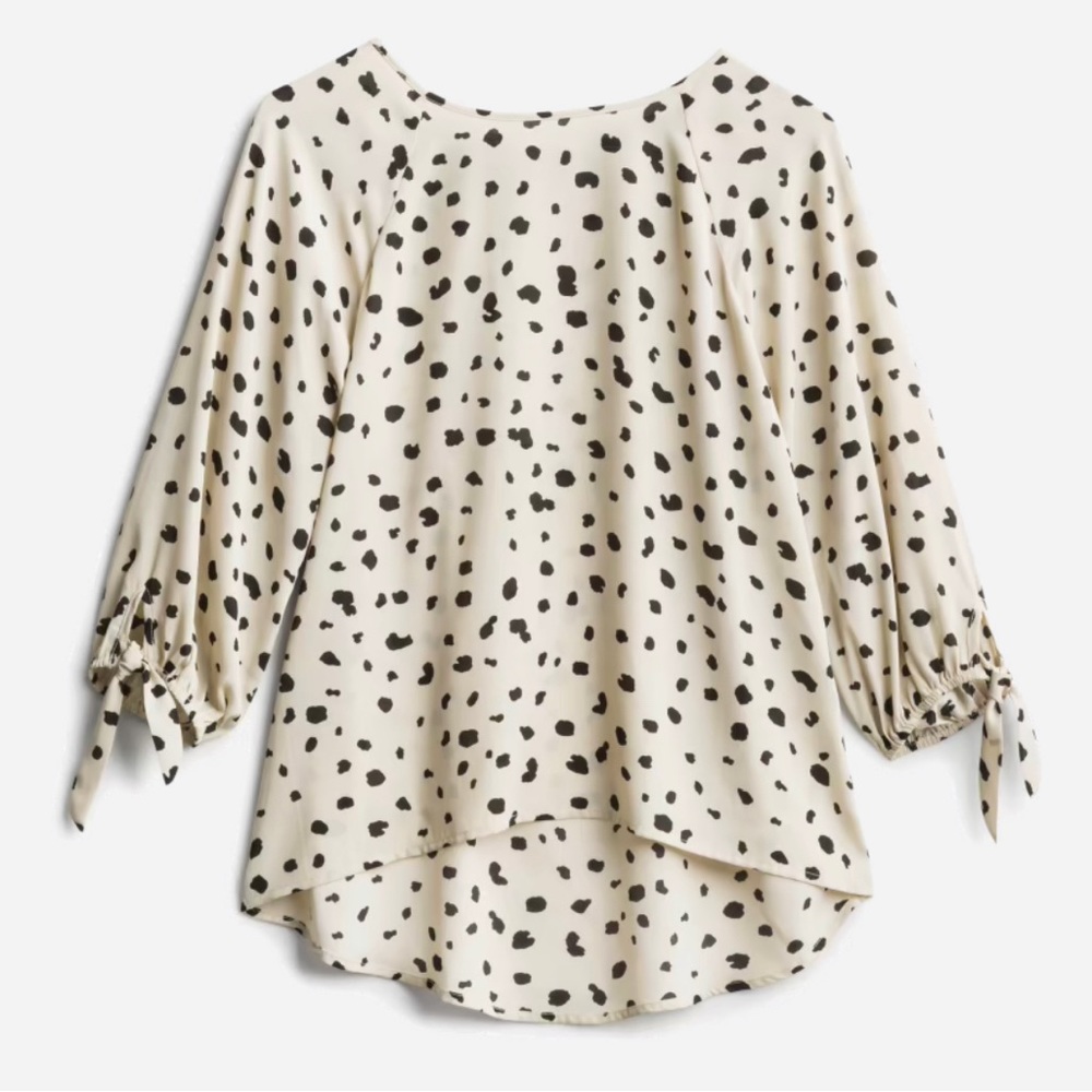 Papermoon women’s polka dot blouse